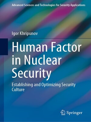 cover image of Human Factor in Nuclear Security